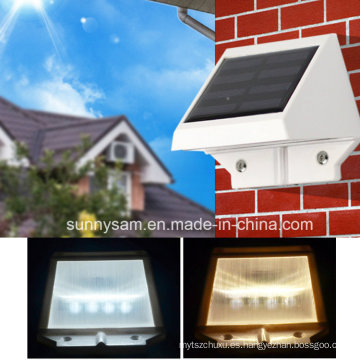 Luces LED solares al aire libre con control de iluminación para Garden Street (CE RoHS)